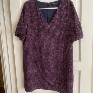 NWOT Madewell Bell-Sleeved Floral Shift Dress